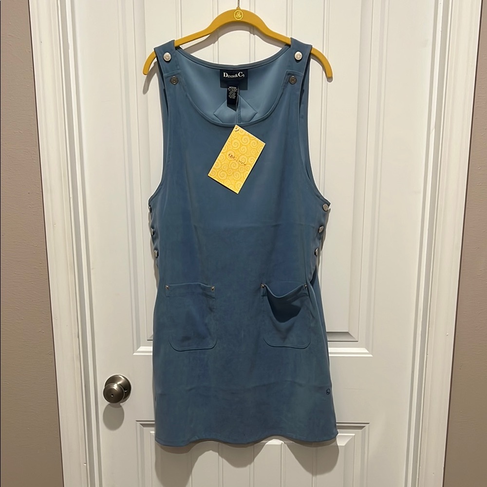 Denim&Co Blue Sleeveless Dress